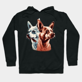 Chihuahua Duo Tone Hoodie